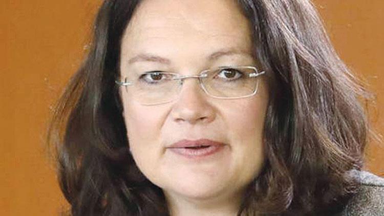 Nahles Türkiye’ye mali yardımı tekrarladı