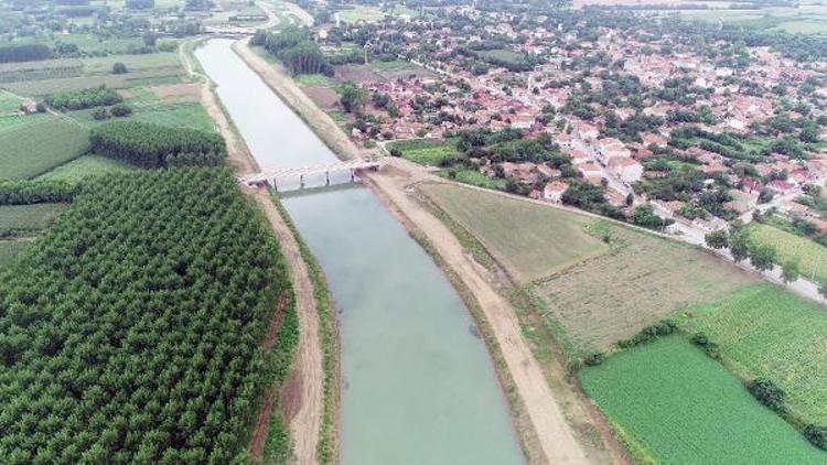 Kenti taşkınlardan koruyacak Kanal Edirne yıl sonunda tamam