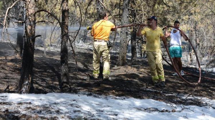 ODTÜ ormanlarındaki yangın, yoğun müdahale ile söndürüldü