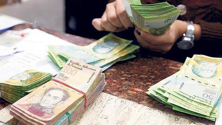 Venezuelada bolivarı yeni para birimine dönüştürme uygulaması