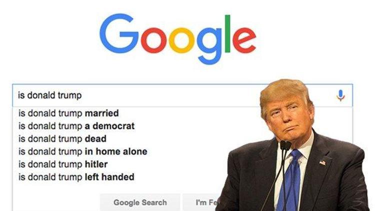 Trump, Googleın arama sonuçlarını eleştirdi