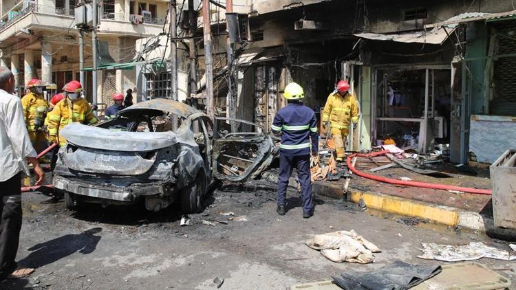 Son dakika Irakta bomba yüklü araç patlatıldı
