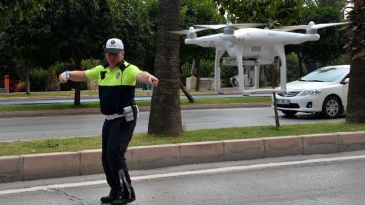 Adanada Dronelu trafik uygulaması