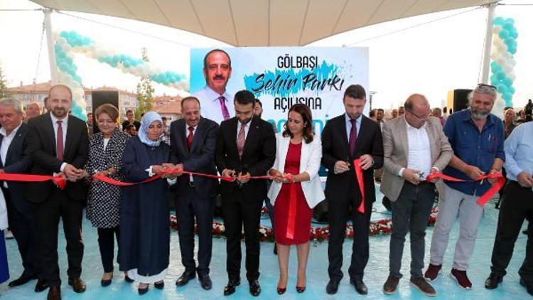 ‘Gölbaşı Şehir Parkı’ düzenlenen törenle açıldı