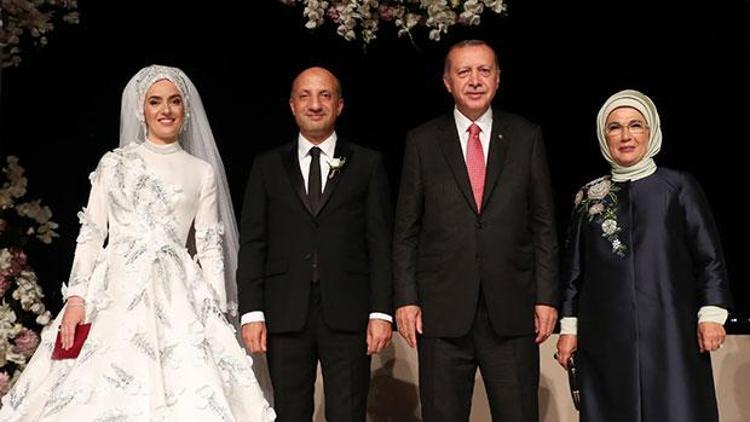 Erdoğan AK Partili vekil Arslanın nikah törenine katıldı