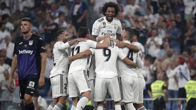 Real Madrid evinde Leganesi farklı mağlup etti