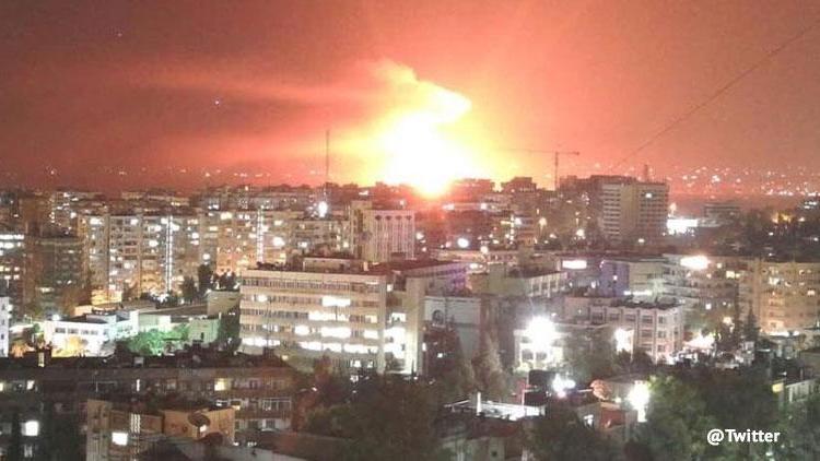 Son dakika: Suriyenin başkenti Şamda patlamalar meydana geldi