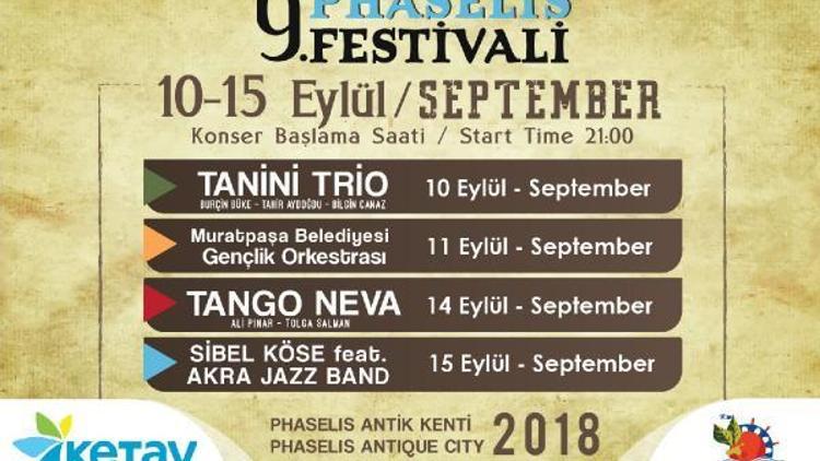 Phaselis Sanat Festivali başlıyor