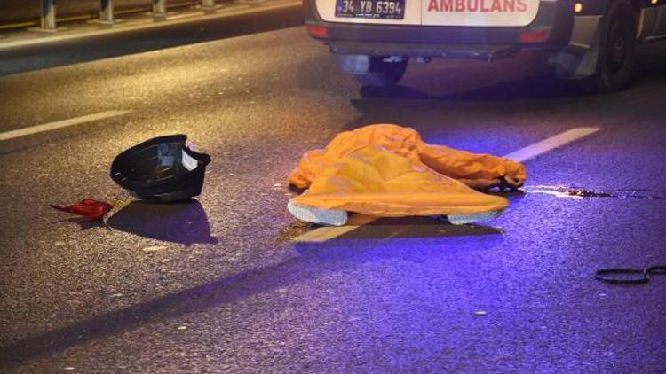 D-100 Karayoluda motosiklet kazası: 1 ölü