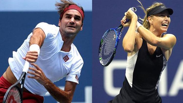 Federer ve Sharapovaya şok