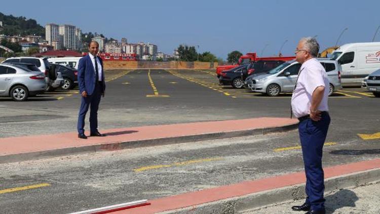 Rize’de otopark sorunu aşılıyor