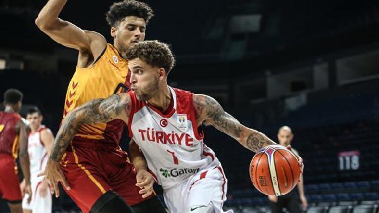 A Milli Erkek Basketbol Takımı, Galatasarayı mağlup etti