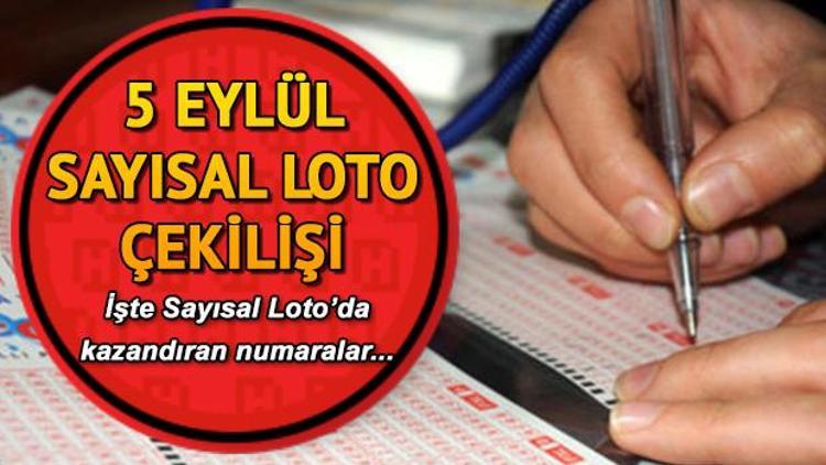 Sayısal Loto çekiliş sonuçları açıklandı... 5 Eylül Sayısal Loto sonuçları sorgulama ekranı