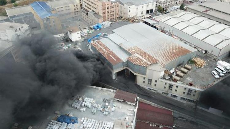 havadan fotoğraflar// Beylikdüzünde fabrika yangını-2