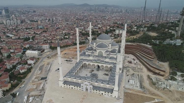 İşte Çamlıca Camii inşaatında son durum
