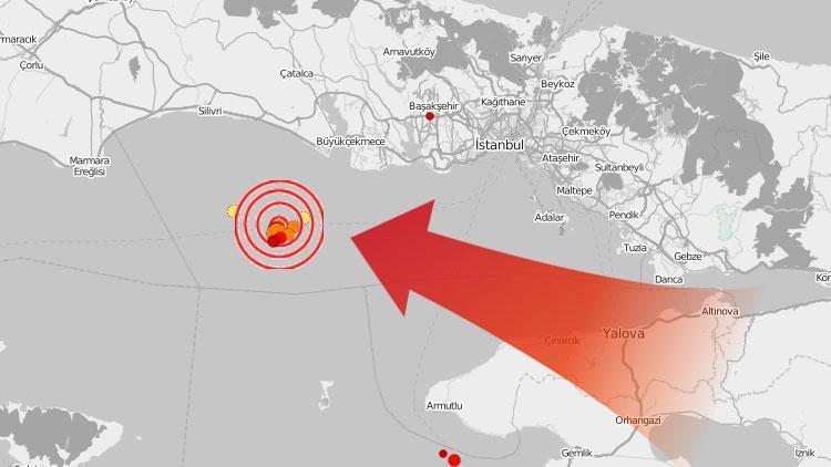 Marmara Denizinde dikkat çeken deprem hareketliliği deprem