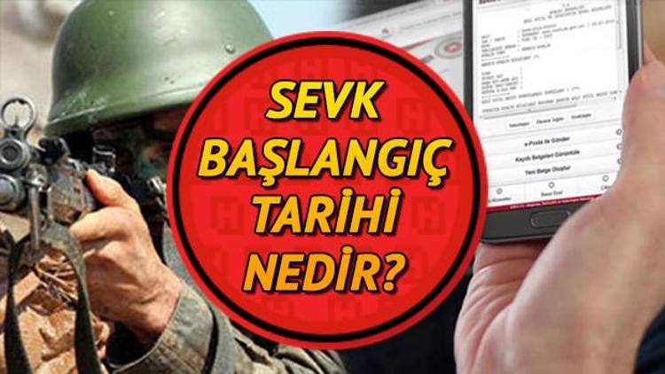 Sevk başlangıç tarihi nedir