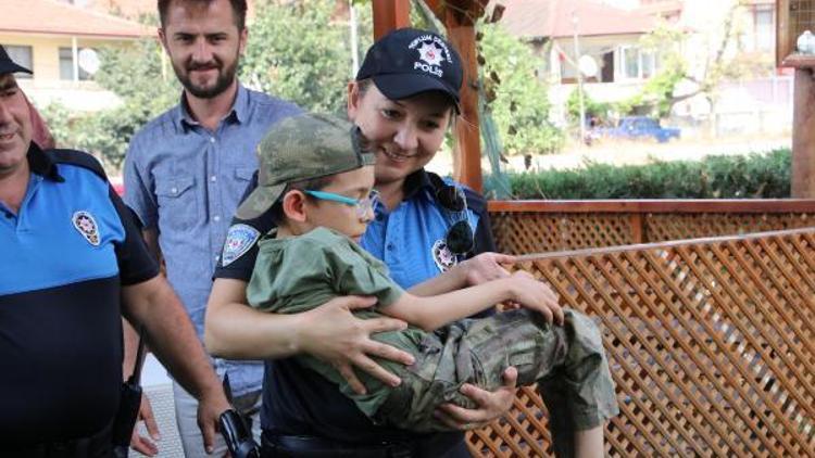 Polis, Emirkanın hayalini gerçekleştirdi