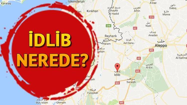 İdlib nerede İdlib nüfusu ve harita üzerindeki konumu
