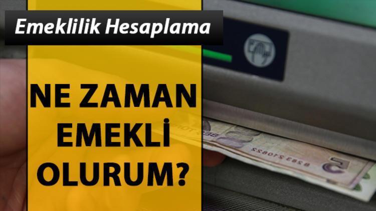 Ne zaman emekli olurum İşte emeklilik yaşı sorgulama ekranı