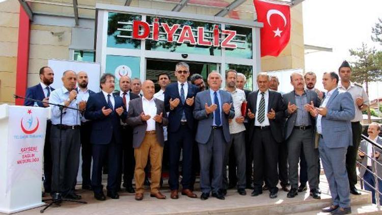 Yeşilhisarda diyaliz ünitesinin açılışı yapıldı