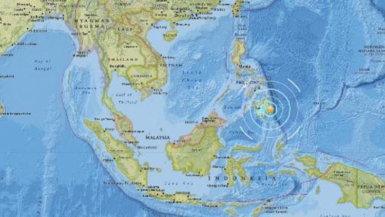 Filipinlerde 6.1 büyüklüğünde deprem