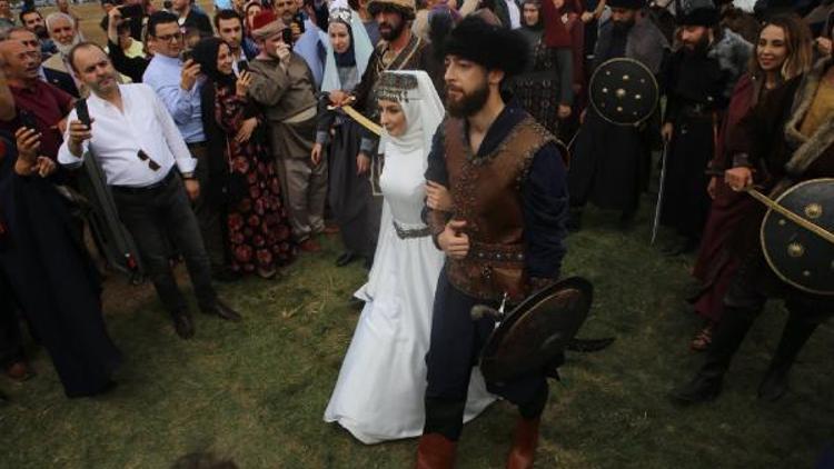 Recep Akdağın oğlu, Hünkar Çayırında oba düğünü ile evlendi