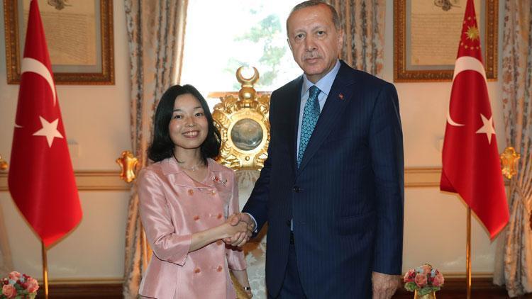 Cumhurbaşkanı Erdoğan, Japonya Prensesi ile görüştü