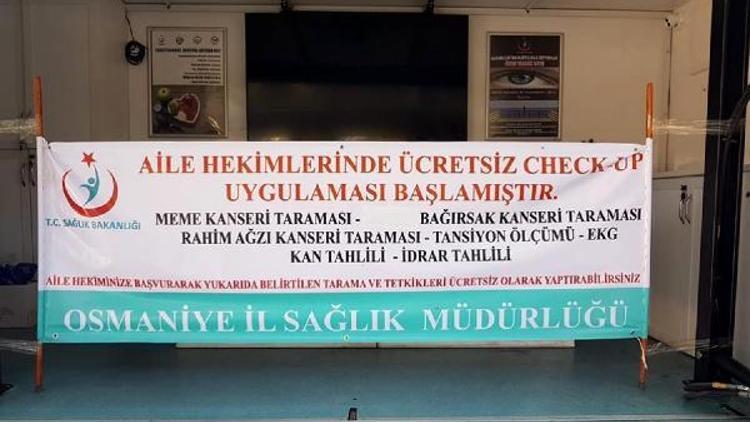 Osmaniyede ASMlerde Check-up uygulamasına başlandı