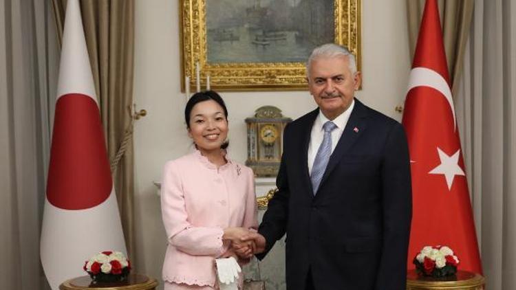 TBMM Başkanı Binali Yıldırım, Japonya Prensesi Mikasayı kabul etti.