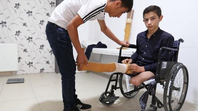 Yüksekovalı Sarıtaş kaybettiği protez bacaklarına Vanda kavuştu