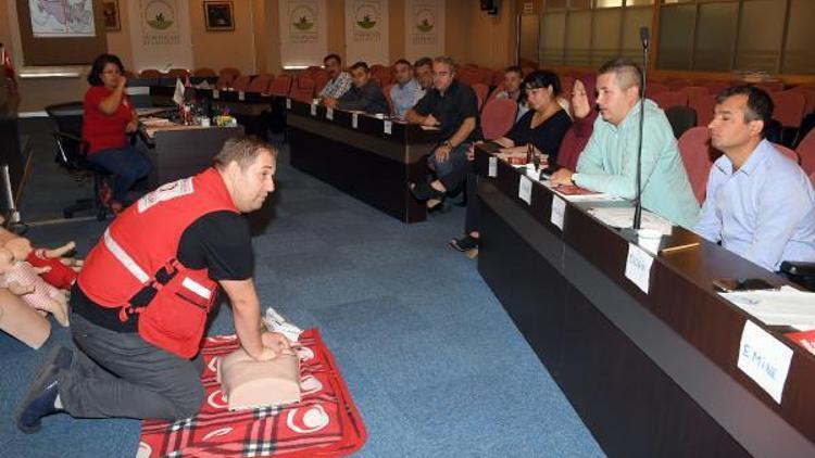 Osmangazi Belediyesinden personeline ilk yardım eğitimi