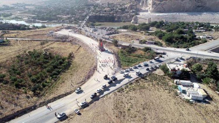 İmam Abdullah Zaviyesi, yeni yerinde minaresine de kavuştu