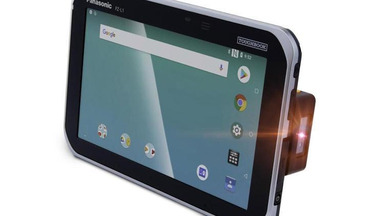 Panasonicten barkod okuyuculu tablet