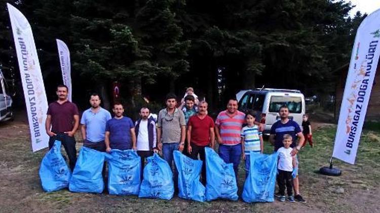 Bursagaz Doğa Kulübü, Uludağdaki çöpleri topladı