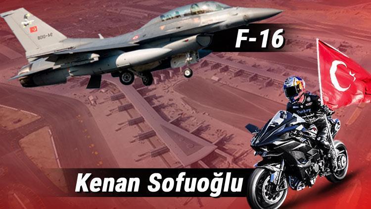 Yok böyle yarış F-16ya karşı Kenan Sofuoğlu...