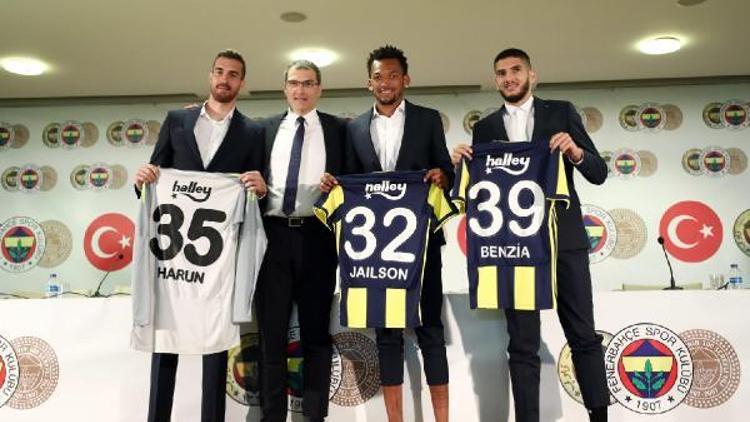 Fenerbahçede Harun, Jailson ve Benzia için imza töreni düzenlendi (FOTOĞRAFLAR)