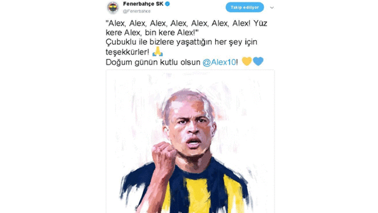 Fenerbahçe, Alexin doğum gününü kutladı