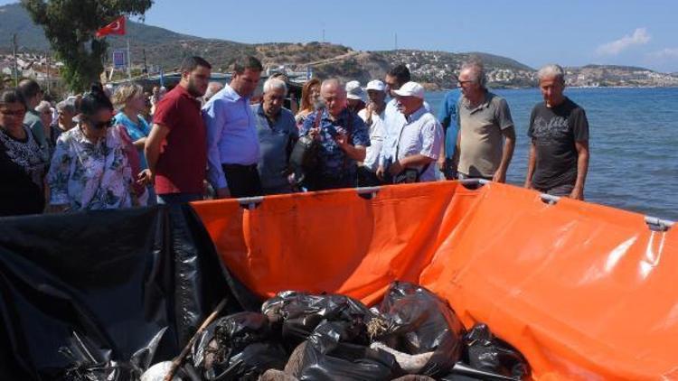 Foçadaki petrol sızıntısıyla ilgili hakim ve bilirkişilerden inceleme