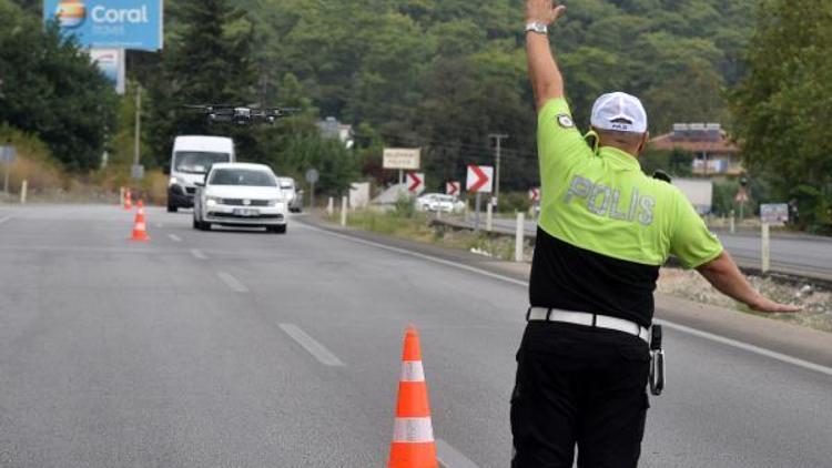 Kural tanımayan sürücülere havadan denetim