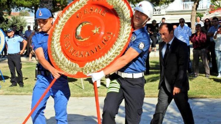 Alaçatının düşman işgalinden kurtuluşu coşkuyla kutlandı