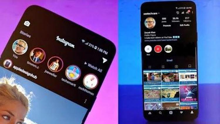 Instagram gece moduna geçiyor, kararıyor
