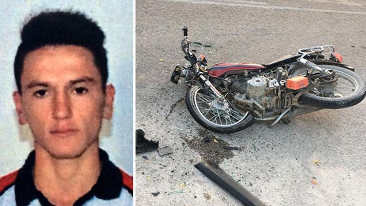 Kasksız, plakasız motosiklette hayatını kaybetti