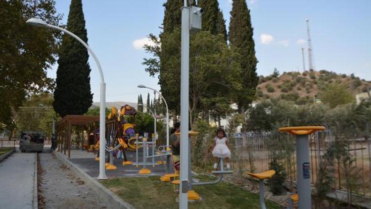 Sökedeki çocuk oyun parklarına güvenlik kamerası