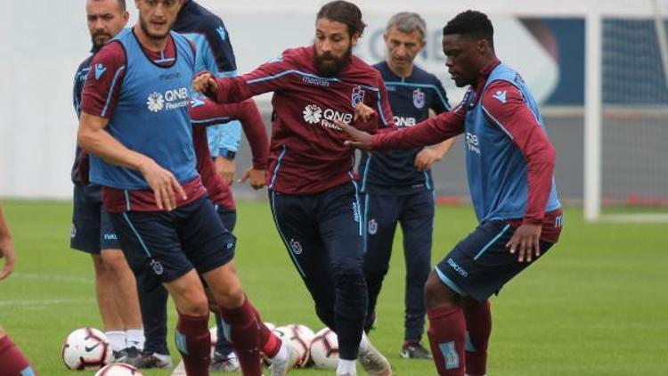 Trabzonsporun antrenmanında moral bozan sakatlık