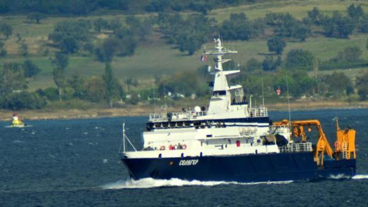Rus kurtarma gemisi, Çanakkale Boğazından geçti/ ek fotoğraflar