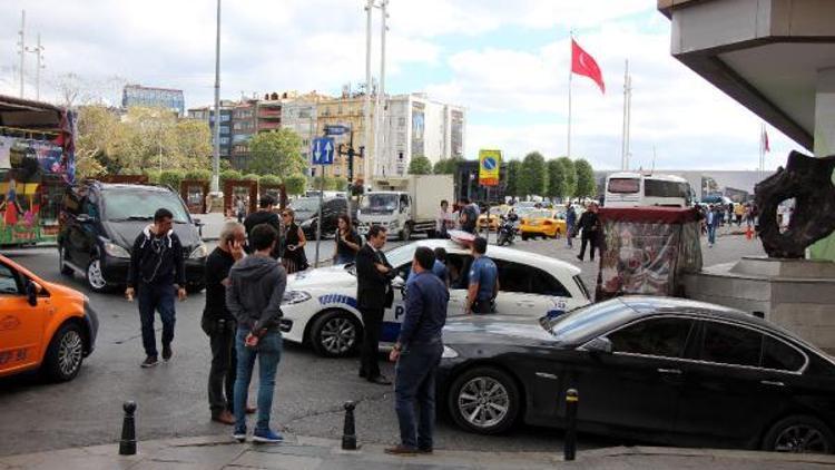 Taksimde turistin iddiası polisi harekete geçirdi