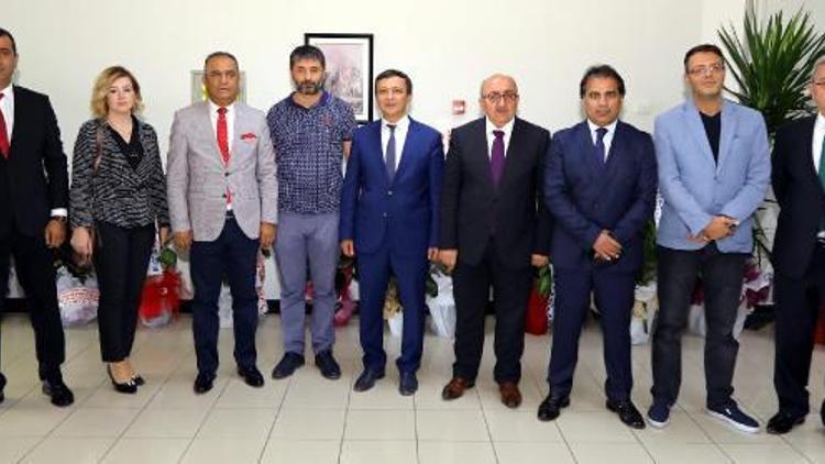Kayseri Gazeteciler Cemiyeti’nden (KGC) ERÜ ve Kayseri üniversitesi rektörlerine ziyaret
