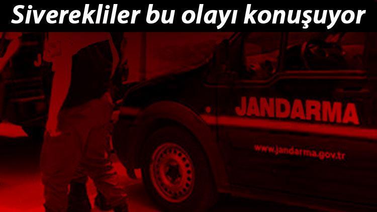 Öğrencisini kaçırmaya geldi, karşısına jandarma çıktı