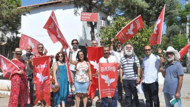 Datça sokaklarına isimleri verilen barış şairleri anıldı